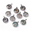Natural & Synthetic Mixed Gemstone Pendants G-H281-05-1