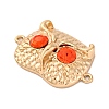 Alloy Owl Connector Links Charms FIND-M042-05G-NR-2