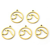 PVD Vacuum Plating 201 Stainless Steel Pendants STAS-N092-95G-2