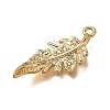 Brass Micro Pave Cubic Zirconia Pendants KK-B152-13A-G-2