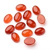 Grade A Natural Red Agate Oval Cabochons G-L394-10B-18x13mm-1