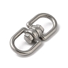 Non-Tarnish 304 Stainless Steel 8 Shape Swivel Clasps STAS-S127-03P-01-2