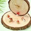 5Pcs 5 Styles Brass Enamel Charms KK-CJ0003-93-6