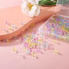 560Pcs 7 Colors Transparent Acrylic Beads MACR-CW0001-10-7