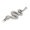 Tibetan Style Alloy Connector Charms TIBEP-F079-01AS-09-2