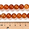 Dyed Natural Red Agate Beads Strands G-G203-10H-10mm-5
