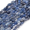 Natural Blue Aventurine Beads Strands G-K395-B03-01-2