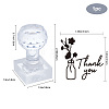 Clear Acrylic Soap Stamps with Big Handles DIY-WH0445-018-2