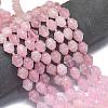 Natural Rose Quartz Beads Strands G-K389-D18-01-2