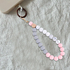 1Pc Silicone & Wood Pendant Decorations HJEW-BM0001-61A-6