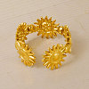 304 Stainless Steel Adjustable Cuff Open Rings LY0879-2-2