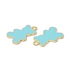 Alloy Enamel Pendants ENAM-G212-16G-03-2