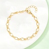 304 Stainless Steel Infinity Link Chain Bracelets BJEW-D458-05G-2