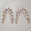 Alloy & Acrylic Rhinestone Boot Strap Chains AJEW-WH0609-106G-01-1
