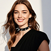 Punk Rock Style Alloy Spiked Rivet Imitation Leather Chocker Necklaces NJEW-WH20011-08C-P-5