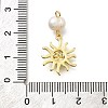 Brass Micro Pave Cubic Zirconia Pendants KK-Z093-26G-3