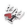 Alloy Enamel Pendants ENAM-N067-03P-2