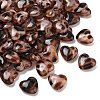 Leopard Print Opaque Acrylic Beads OACR-B052-04-1