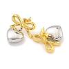 Bowknot 304 Stainless Steel Stud Earrings EJEW-R164-01PG-2