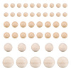 Unfinished Wood Beads WOOD-TA0001-24-3