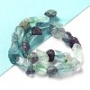 Raw Rough Natural Fluorite Beads Strands G-P528-B03-01-2