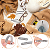 20Pcs Imitation Leather Bag Webbing Straps with Silver Color Plated Metal Eyelets for Bag Accessories DIY-NB0016-35B-4