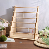 6-Tier Wooden Jewelry Bracelet Organizer Display Riser Stands ODIS-WH0086-162B-5
