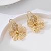 Filigree Alloy Stud Earrings WG36AB6-02-1