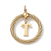 304 Stainless Steel Pendants STAS-D154-01T-G-1