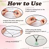 30Pcs Adjustable Polyester & Spandex Cord Necklace Making NJEW-SC0001-90-6