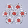 Transparent Clear Epoxy Resin Cabochons LS-CRES-N025-02F-1