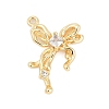 Brass Micro Pave Cubic Zirconia Pendants ZIRC-P122-05D-G01-1