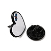 Alloy Enamel Lapel Pin Backs for Backpack Clothes LS-AL-CBAA14E-03EB-01-3