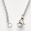 Non-Tarnish 201 Stainless Steel Pendant Necklaces NJEW-T009-JN083-1-40-3