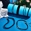 6Pcs 6 Styles Velvet & Imitation Leather Choker Necklaces NJEW-SC0001-71-4