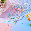 120Pcs 12 Colors Two Tone Handmade Polymer Clay Simulation Chocolate Stick CLAY-TA0001-43-5