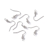 Brass Round Beaded Earring Hooks LS-KK-G438-01P-4