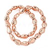 Electroplate Glass Beads Strands EGLA-V001-01C-2