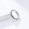 Simple Style 304 Stainless Steel Rotating Finger Rings FS-WGCAB4E-02-1