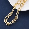 Brass Figaro Chain Bracelets for Women Men BJEW-K273-03G-3