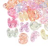 UV Plating Transparent Acrylic Beads OACR-Q204-08-1