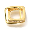 Brass Micro Pave Cubic Zirconia Pandants KK-B122-02G-1