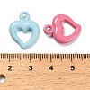 Baking Paint Acrylic Pendants OACR-H059-01D-3