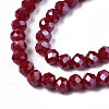 Electroplate Glass Beads Strands LS-EGLA-A034-P6mm-A13-3