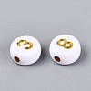 Opaque Acrylic Beads SACR-Q001-12E-3