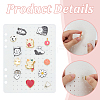 14Pcs Felt Cloth Pin Brooch Storage Binder Sheets for Enamel Pin Collection Book AJEW-WR0002-93A-3