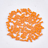 2-Hole Opaque Glass Seed Beads SEED-S023-21A-01-1
