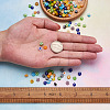 300Pcs 10 colors Handmade Millefiori Glass Beads LAMP-TA0002-05-7