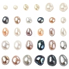 30Pcs 3 Colors Natural Cultured Freshwater Pearl Beads PEAR-YW001-02-1
