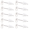 925 Sterling Silver Stud Earring Findings STER-BBC0009-91B-7